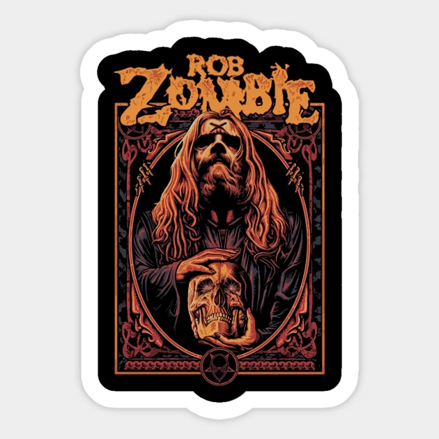 Rob Zombie Sticker by Beata Lazaro